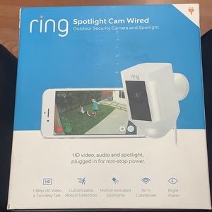 Ring camera wired